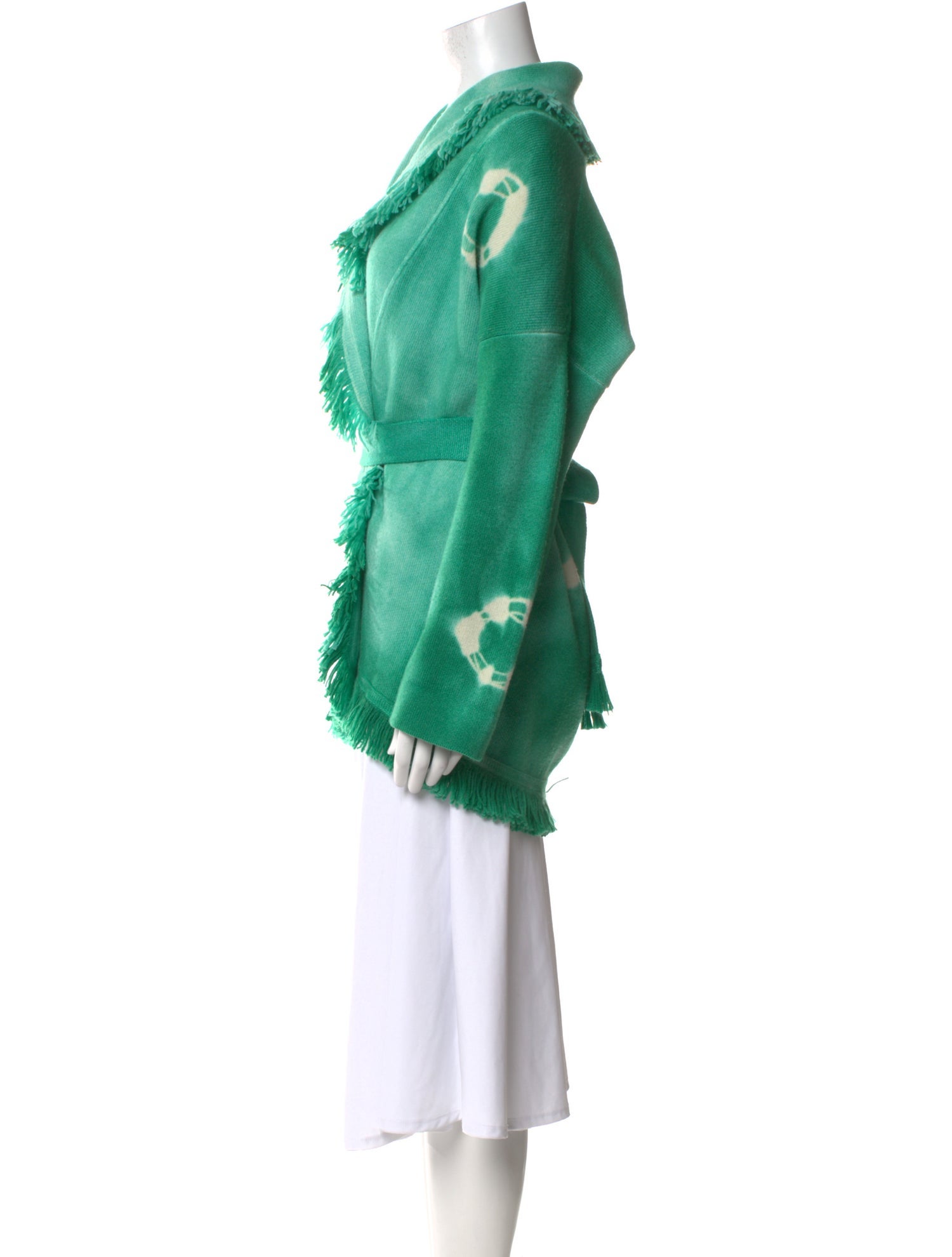 Alanui Wool Tie-Dye Print Sweater