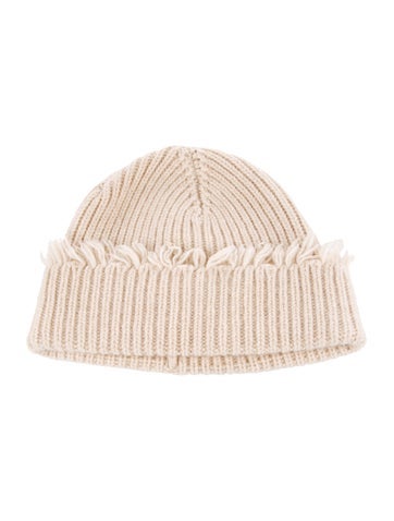 Pre-owned Alanui Knit Beanie In Neutral