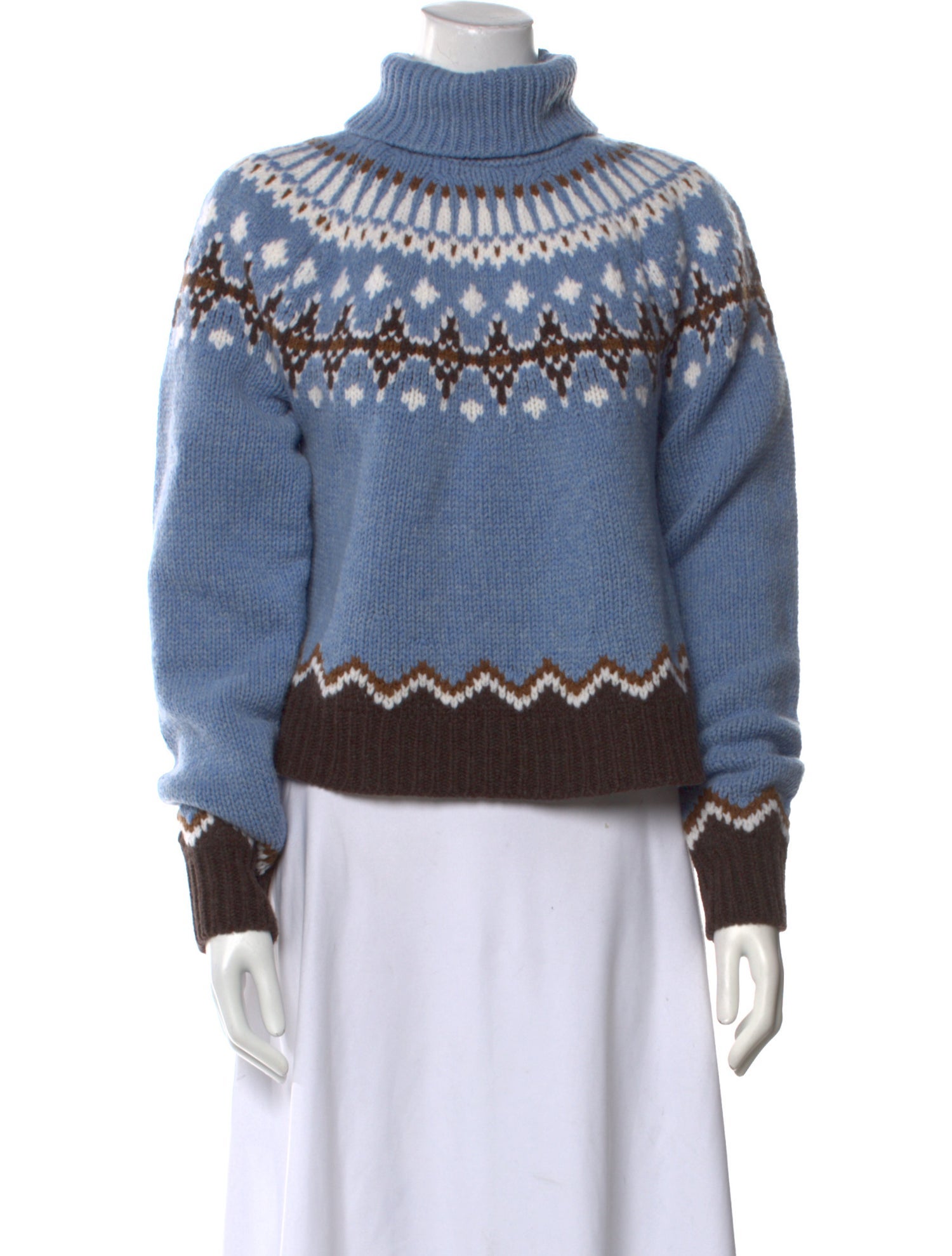 Alanui Virgin Wool Printed Sweater w/ Tags