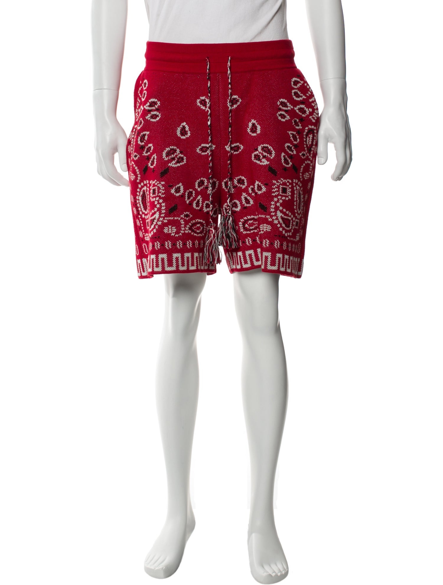 Alanui Paisley Print Jogger Shorts