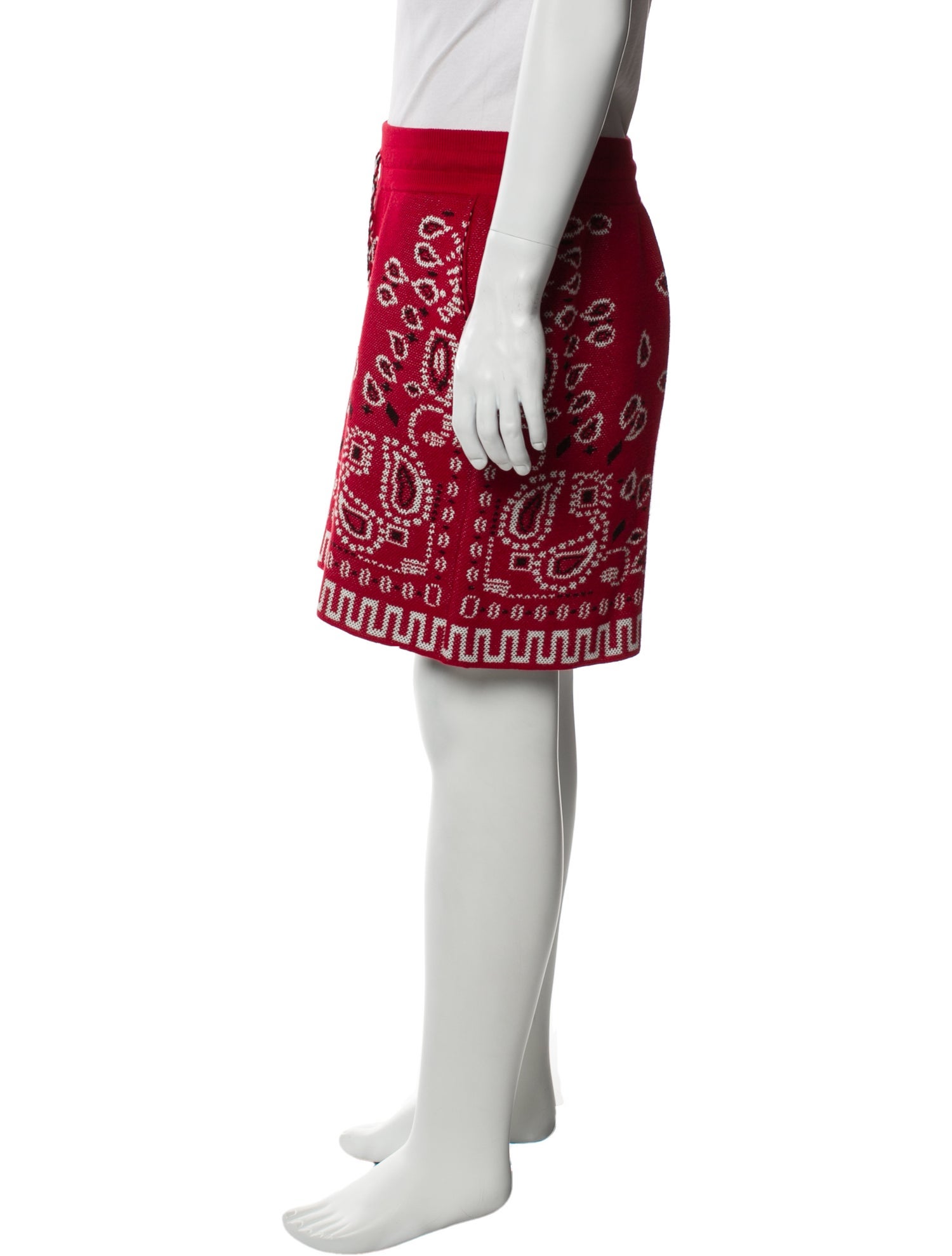 Alanui Paisley Print Jogger Shorts