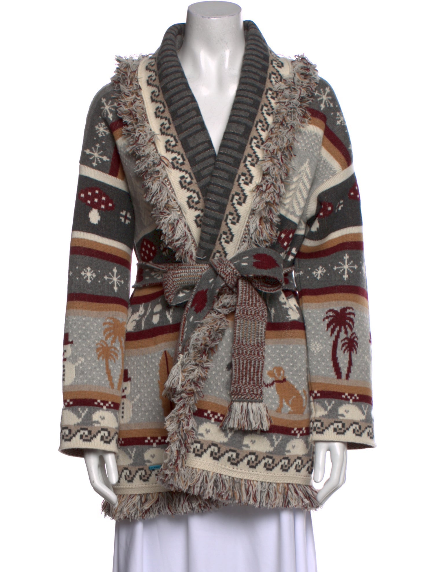 Alanui Cashmere Printed Sweater