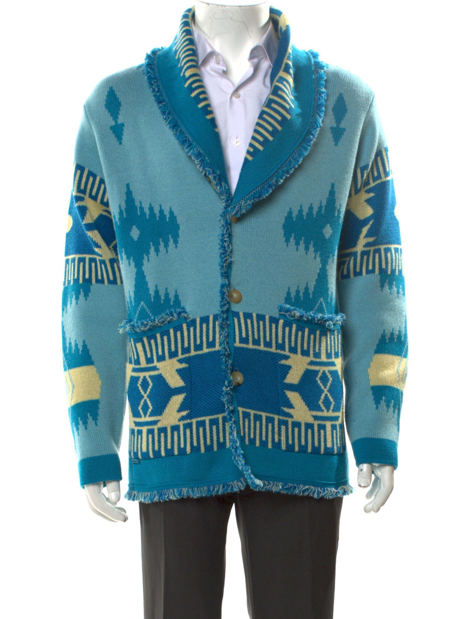 Alanui Cashmere Printed Cardigan
