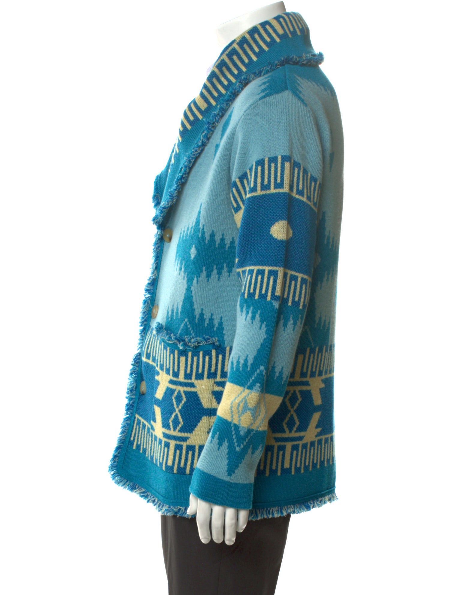 Alanui Cashmere Printed Cardigan