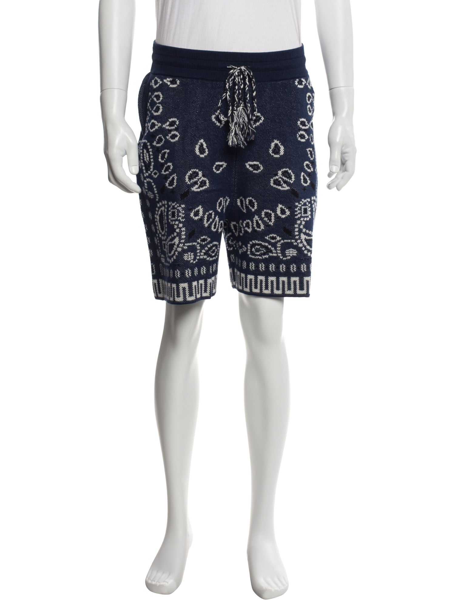 Alanui Paisley Print Jogger Shorts