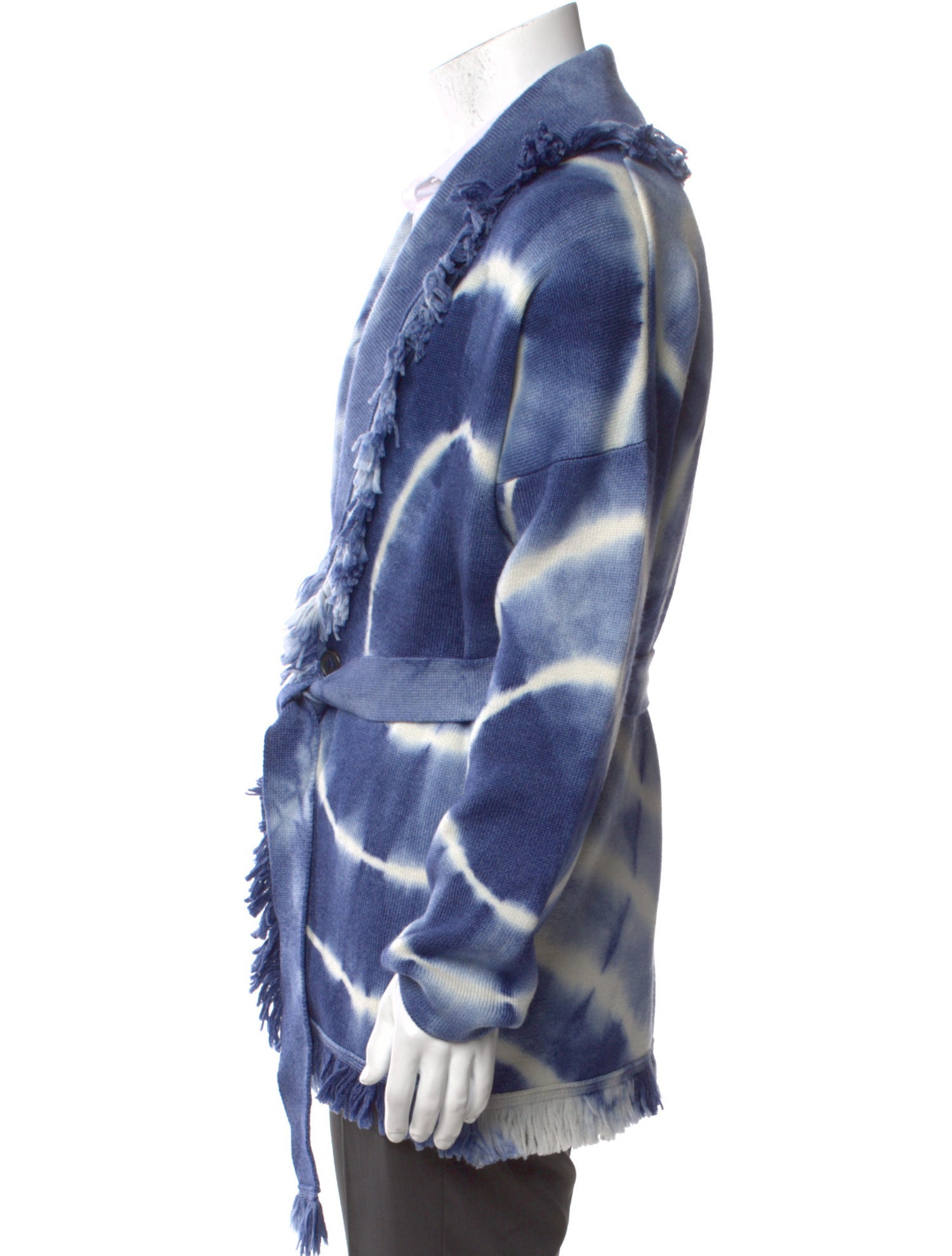 Alanui Virgin Wool Tie-Dye Print Cardigan