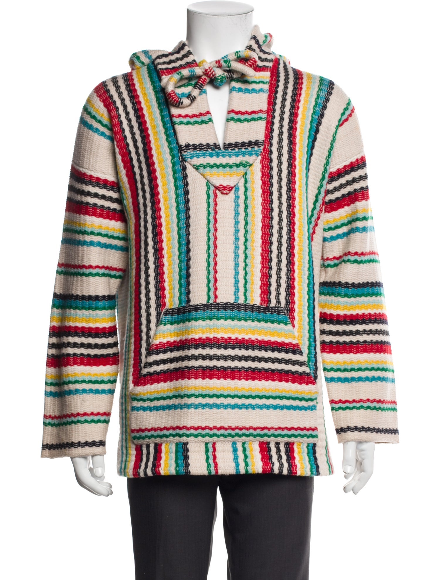 Alanui Wool Striped Hoodie