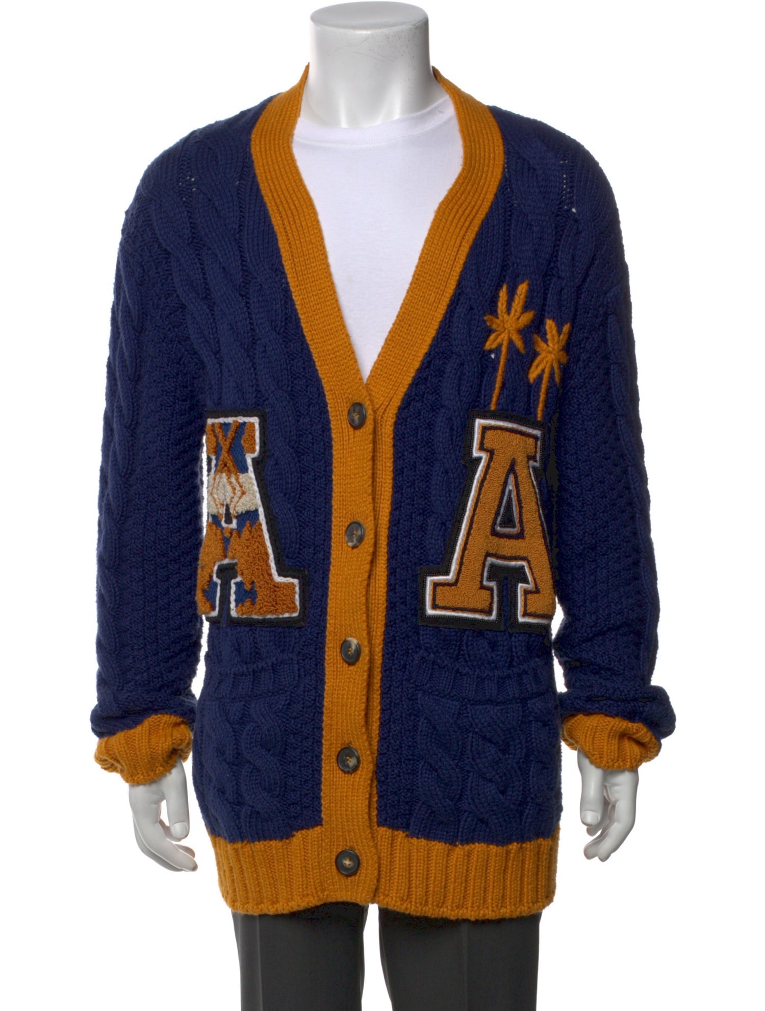 Alanui Printed V-Neck Cardigan