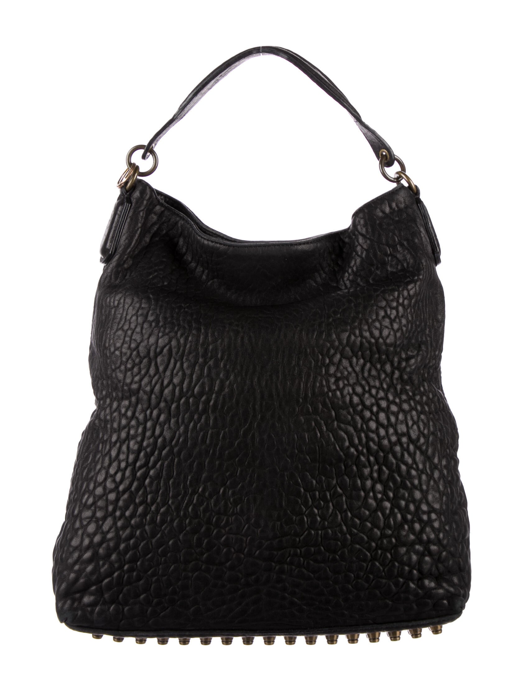 Alexander wang バッグ Alexander Wang Leather Hybrid Zip Bag – Vertical Rags