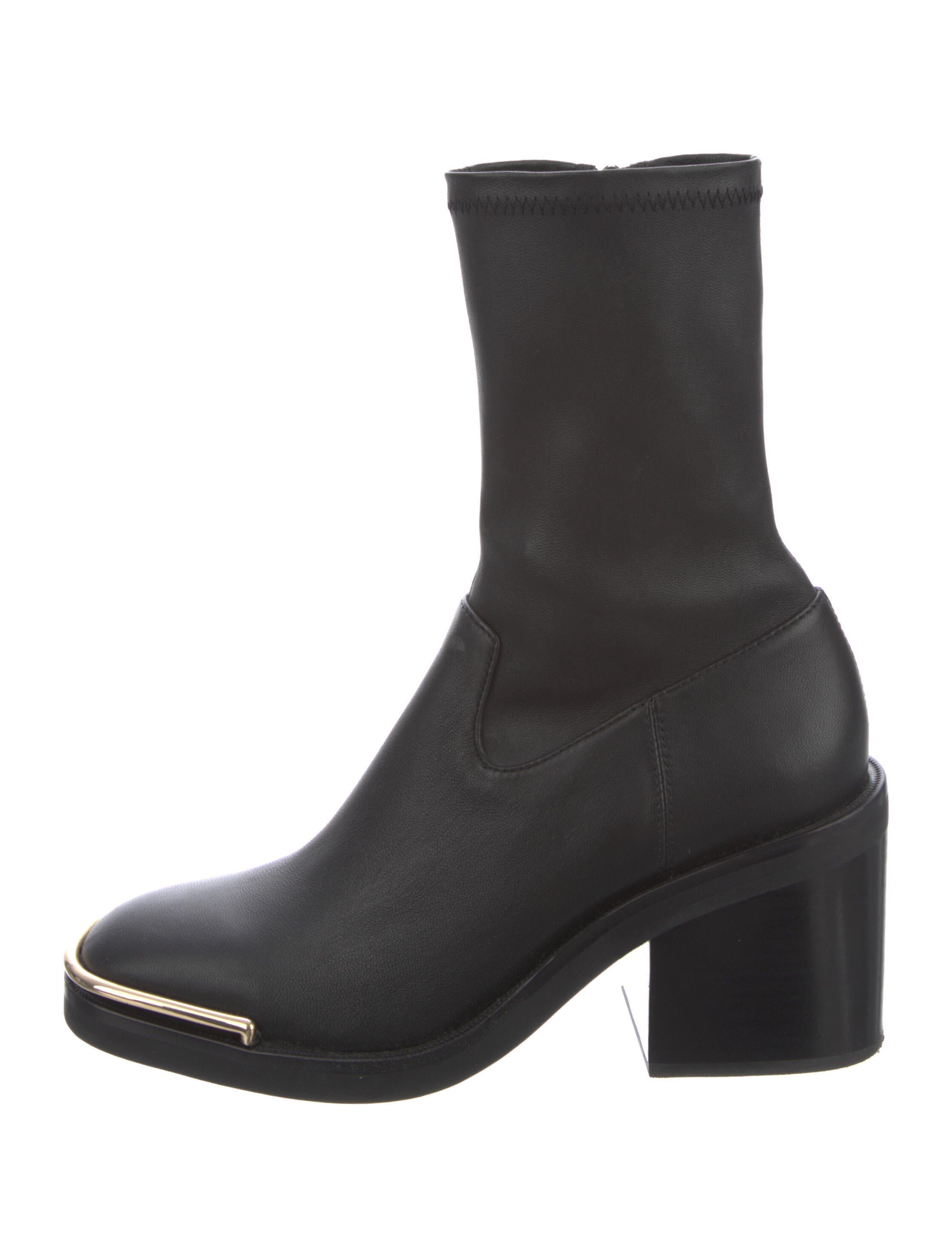 Alexander Wang Hailey Leather Sock Boots