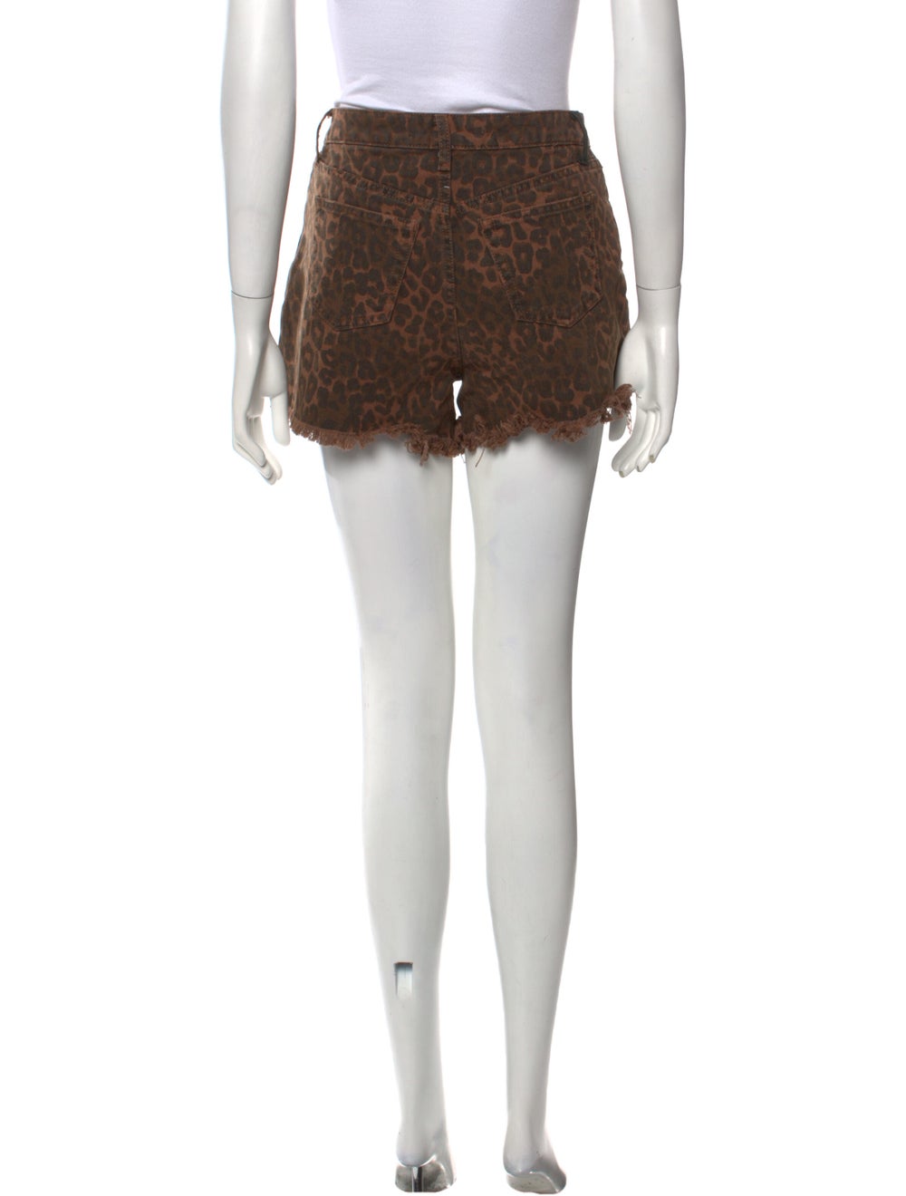 Alexander Wang Animal Print Mini Shorts - image 3