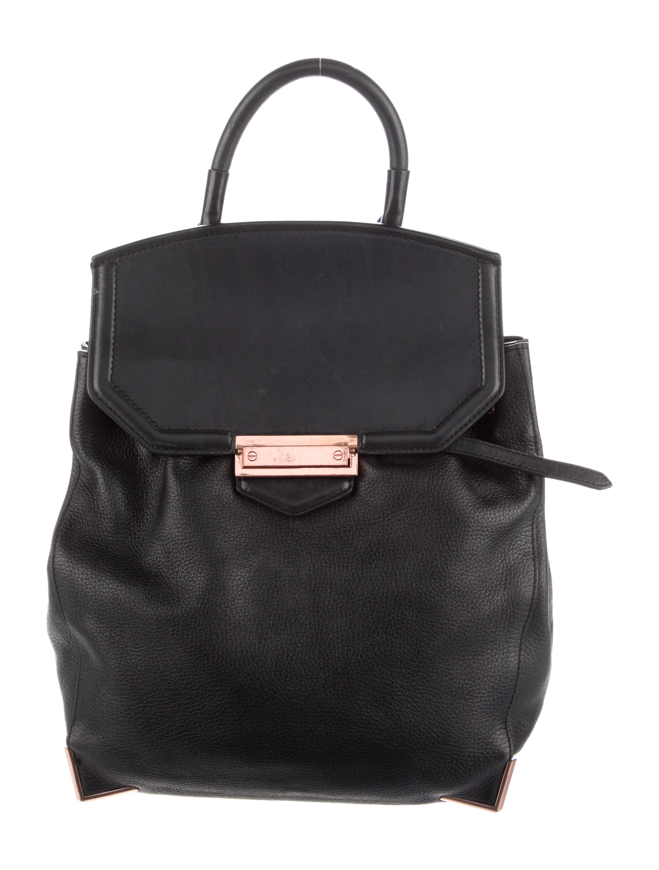 Alexander Wang Leather Backpack Black Backpacks, Handbags ALX114719