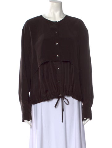 Alexander Wang Tops Silk Crew Neck Blouse US 6 | M