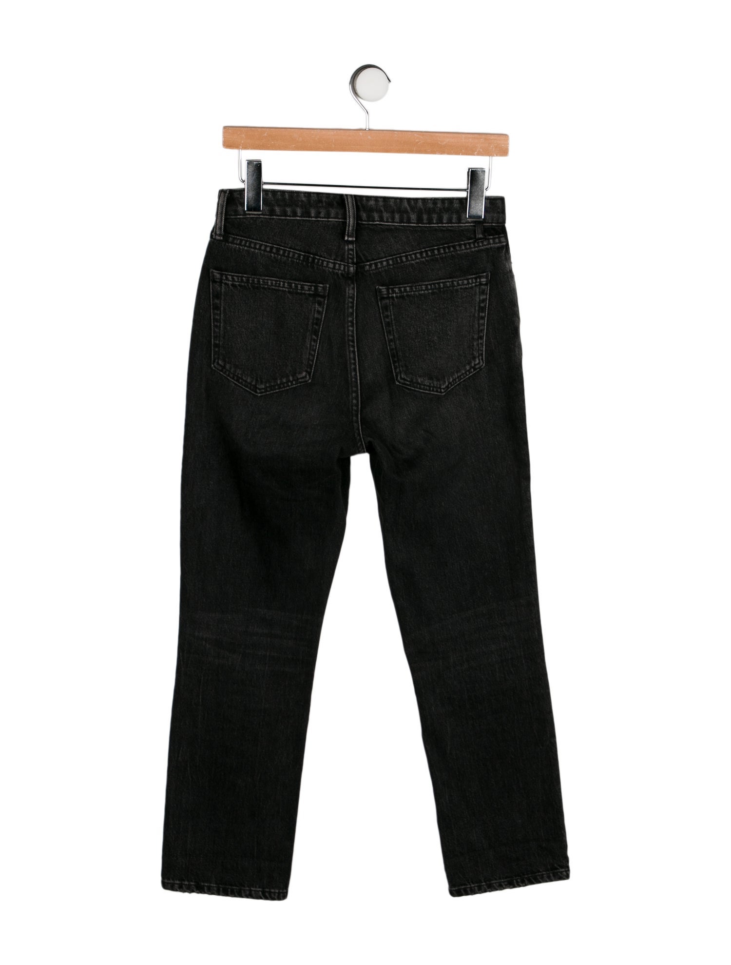 Alexander Wang Mid-Rise Straight Leg Jeans