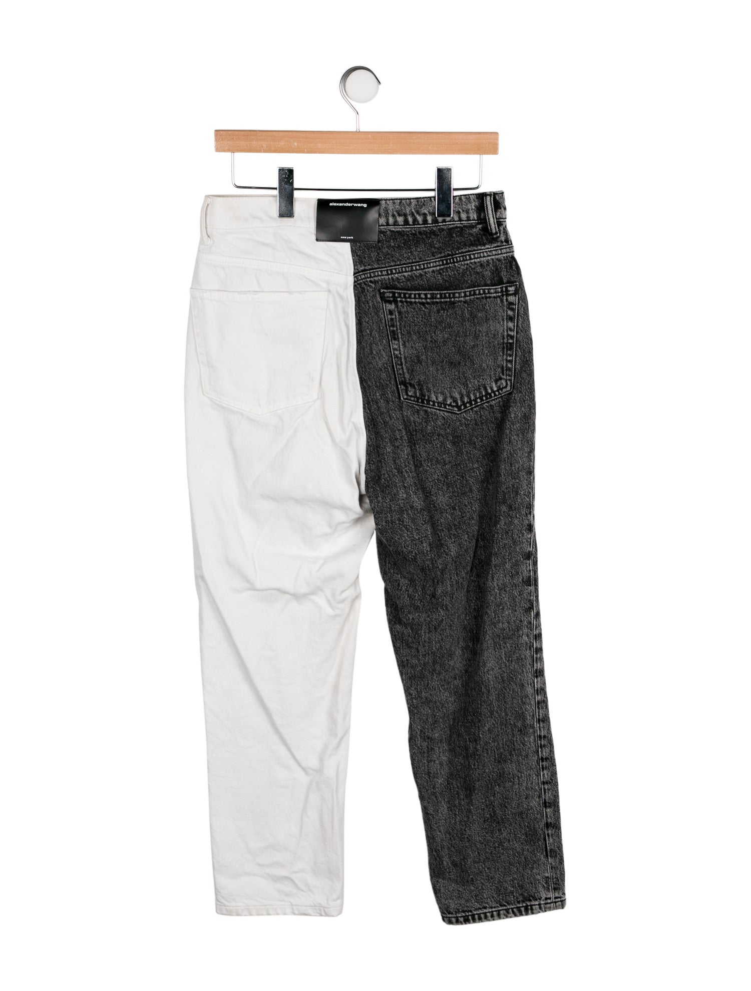 Alexander Wang High-Rise Straight Leg Jeans
