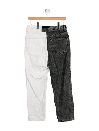 Alexander Wang High-Rise Straight Leg Jeans