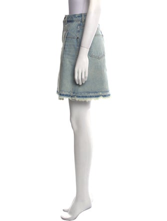 Alexander Wang Distressed Accents Mini Skirt