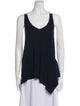 Alexander Wang Merino Wool Scoop Neck Top