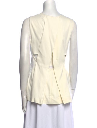 Alexander Wang Crew Neck Sleeveless Top