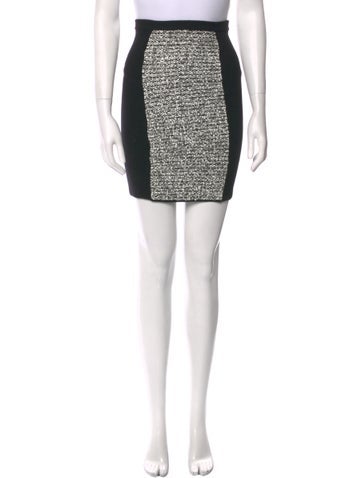 Alexander Wang Skirts Tweed Pattern Mini Skirt S