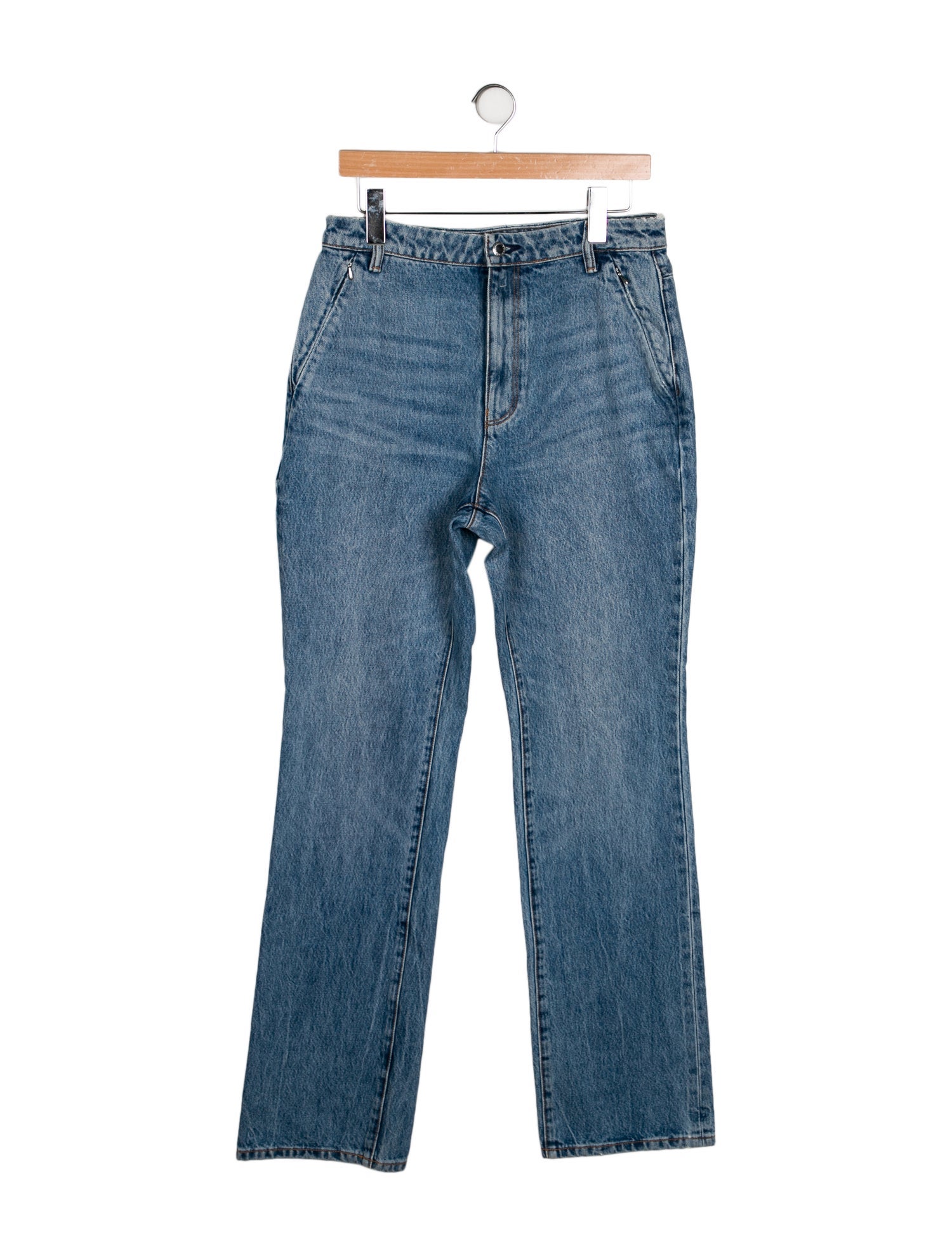 Alexander Wang High-Rise Wide Leg Jeans