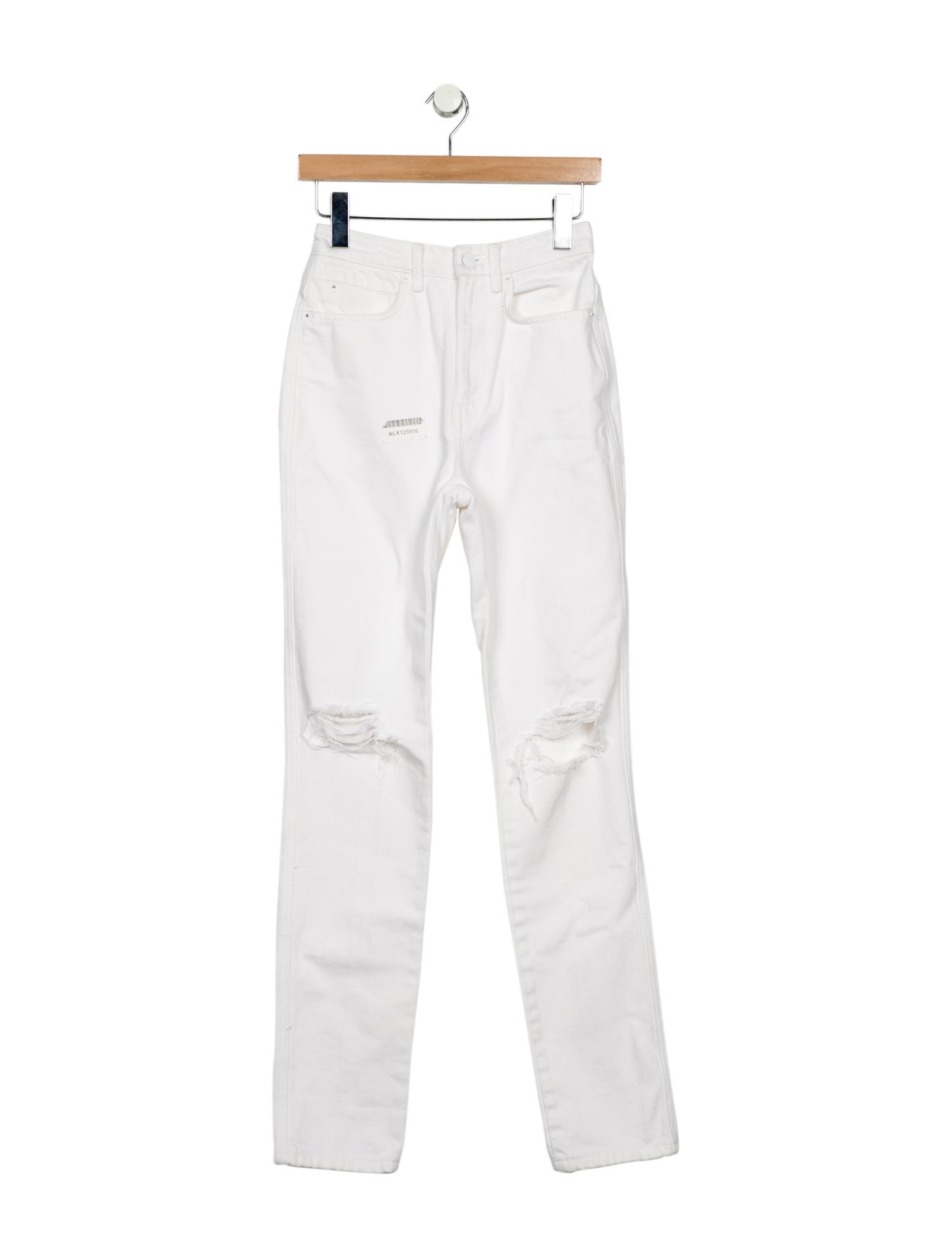 Alexander Wang High-Rise Straight Leg Jeans