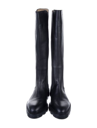 Alexander Wang Leather Rain Boots