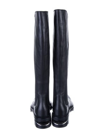 Alexander Wang Leather Rain Boots