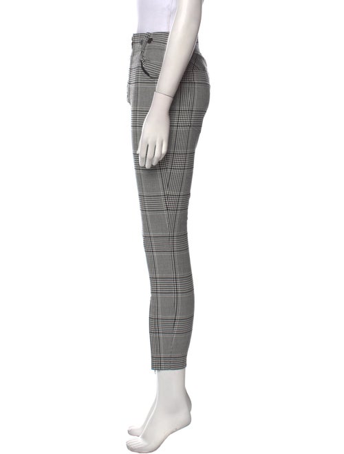 Alexander Wang Plaid Print Skinny Leg Pants