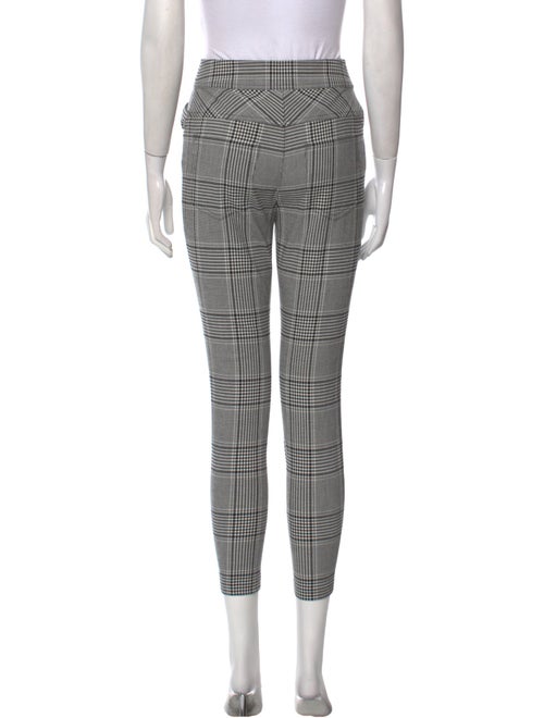 Alexander Wang Plaid Print Skinny Leg Pants