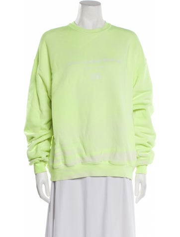 Alexander Wang Tops Crew Neck Long Sleeve Sweatshirt XXS