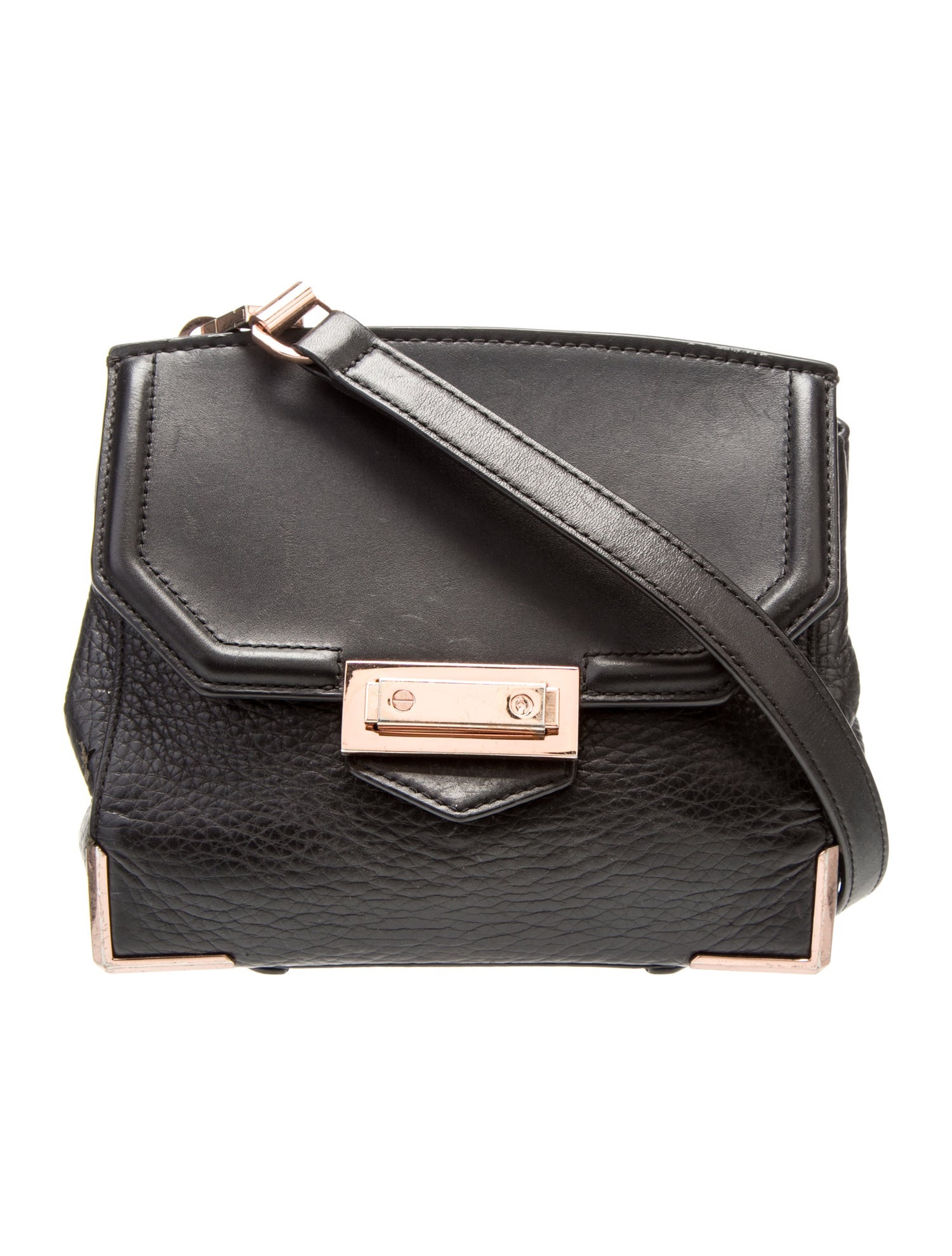 Alexander Wang Leather Crossbody Bag - Black Crossbody Bags