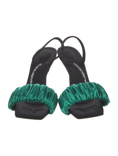 Alexander Wang Silk Striped Slides