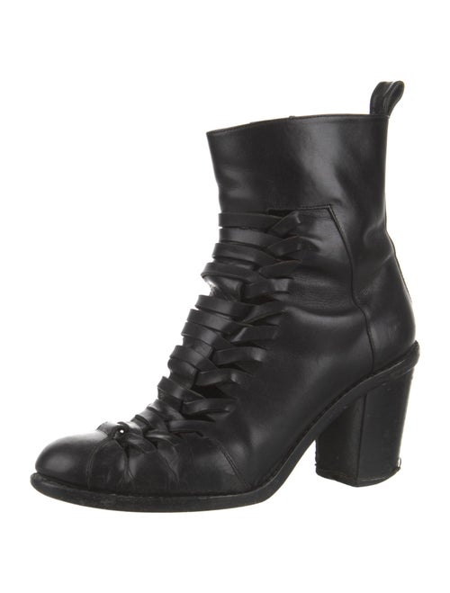 Alexander Wang Leather Combat Boots