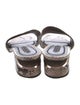 Alexander Wang Snakeskin Animal Print Slides