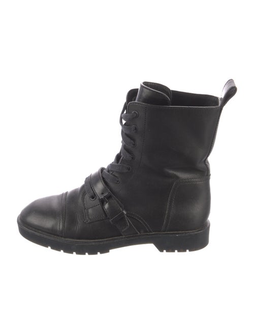 Alexander Wang Leather Combat Boots