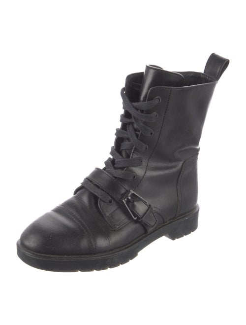 Alexander Wang Leather Combat Boots