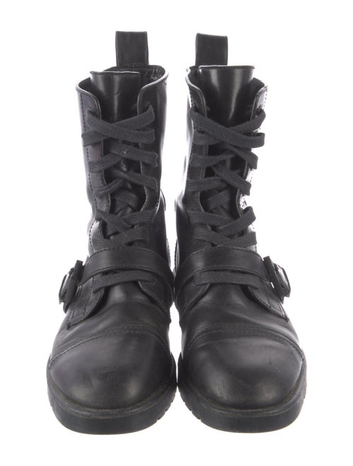 Alexander Wang Leather Combat Boots