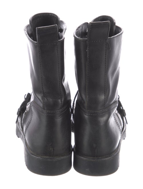 Alexander Wang Leather Combat Boots