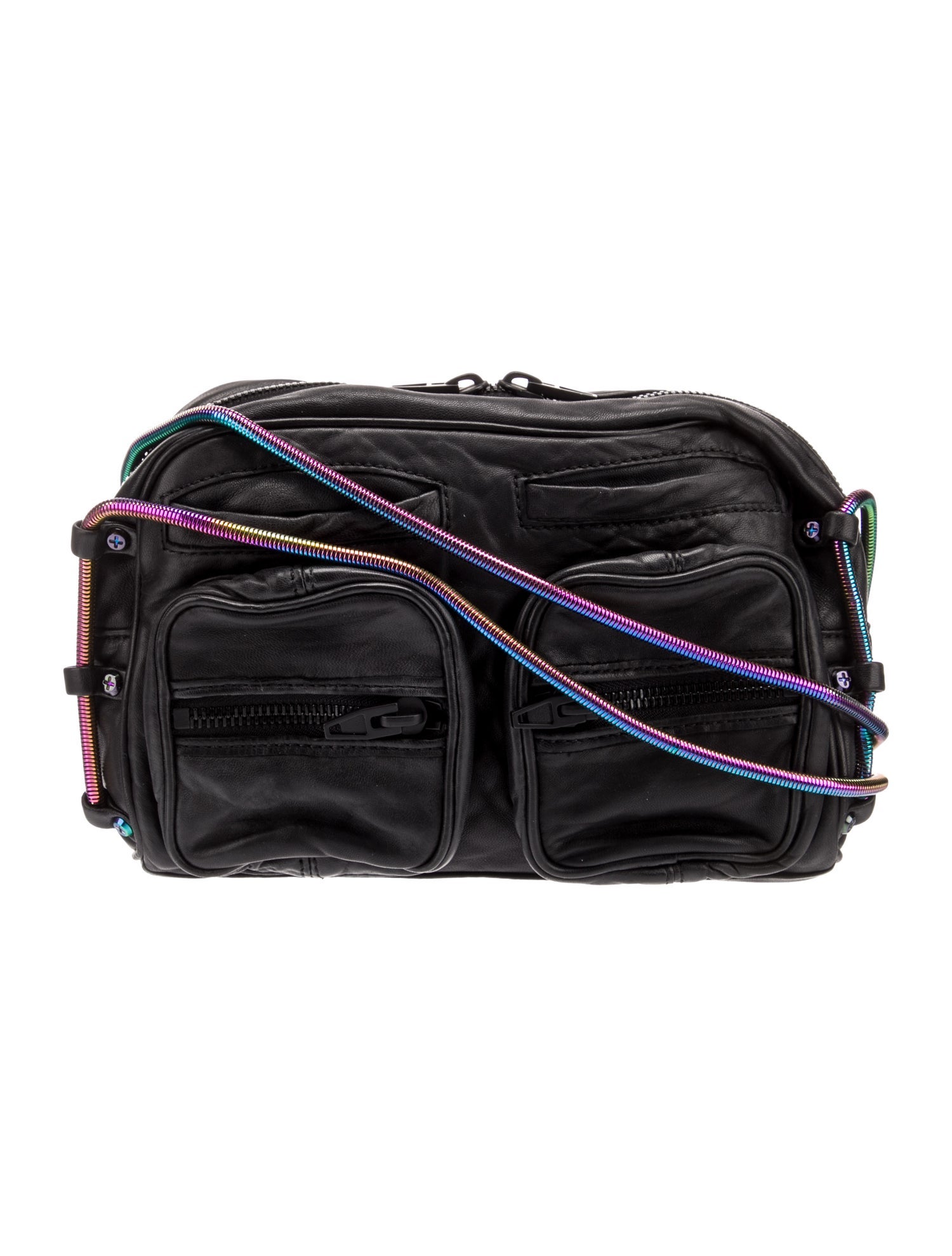 Alexander Wang Leather Crossbody Bag - Black Crossbody Bags