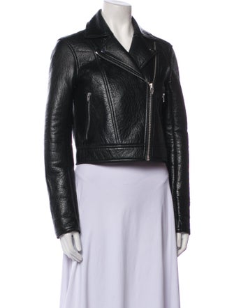 T by Alexander Wang Leather Biker Jacket