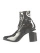 Alexander Wang Patent Leather Printed Sock Boots