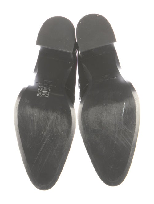 Alexander Wang Patent Leather Printed Sock Boots