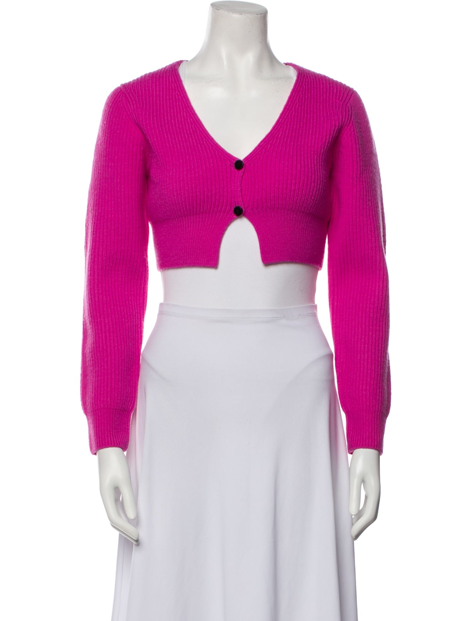 Alexander Wang Wool Plunge Neckline Sweater