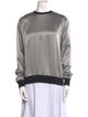 Alexander Wang Silk Crew Neck Sweatshirt
