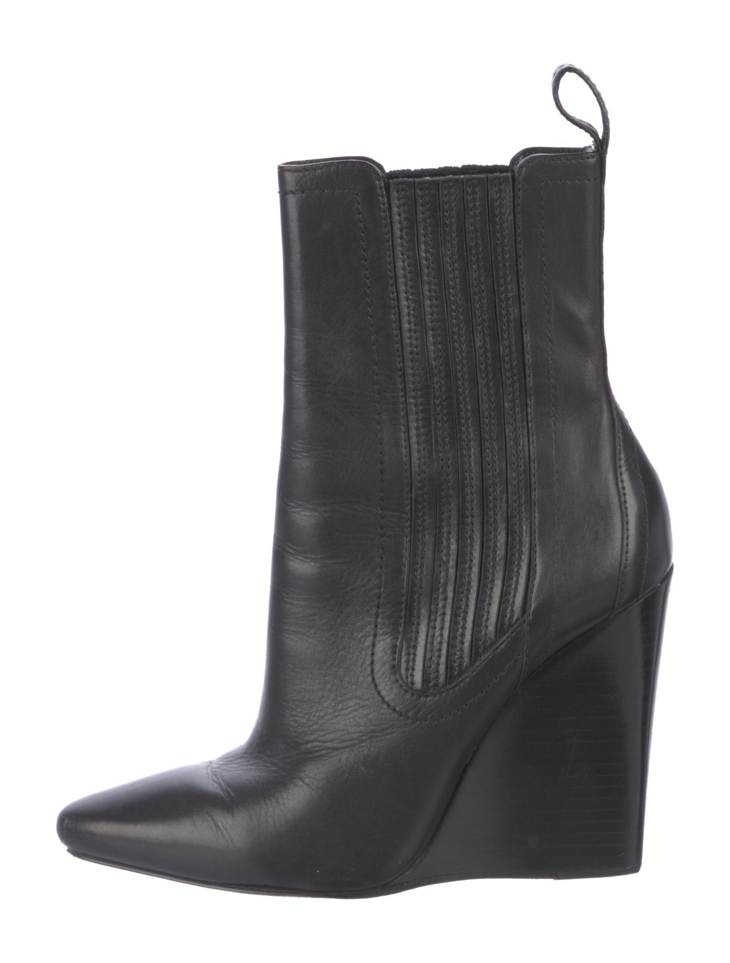 Alexander Wang Leather Sock Boots