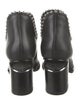 Alexander Wang Leather Studded Accents Lace-Up Boots