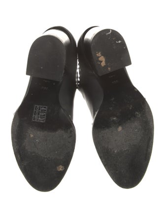 Alexander Wang Leather Studded Accents Lace-Up Boots