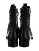 Alexander Wang Leather Cutout Accent Combat Boots