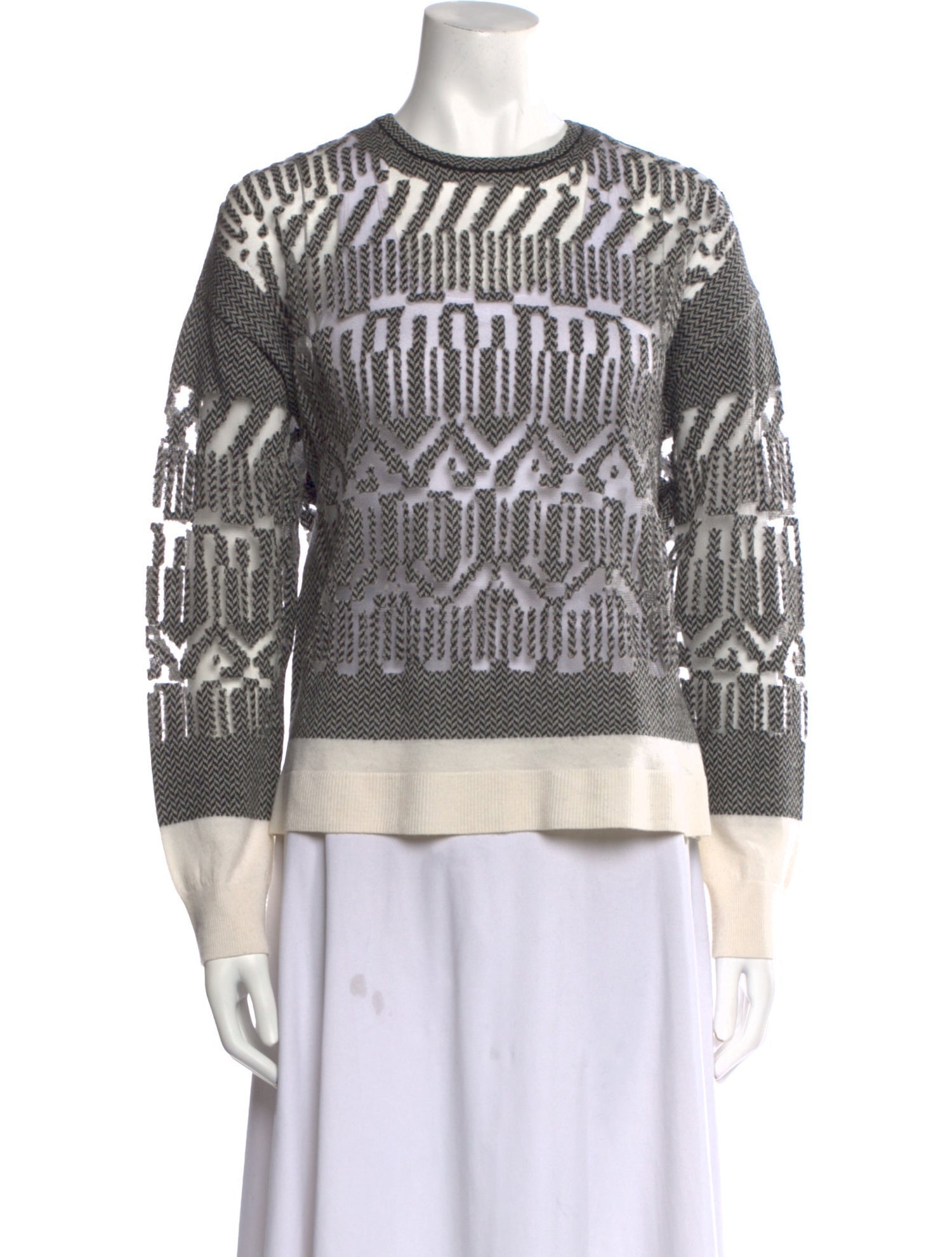 Alexander Wang Cashmere Printed Sweater